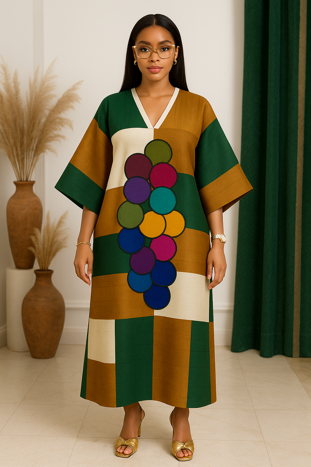Adéọba Luxe Aso Oke Kaftan