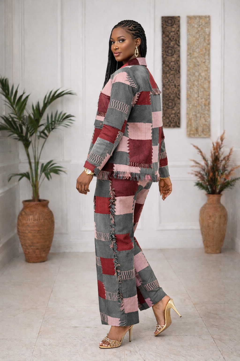 ZARA ELITE Aso Oke Two-Piece Set