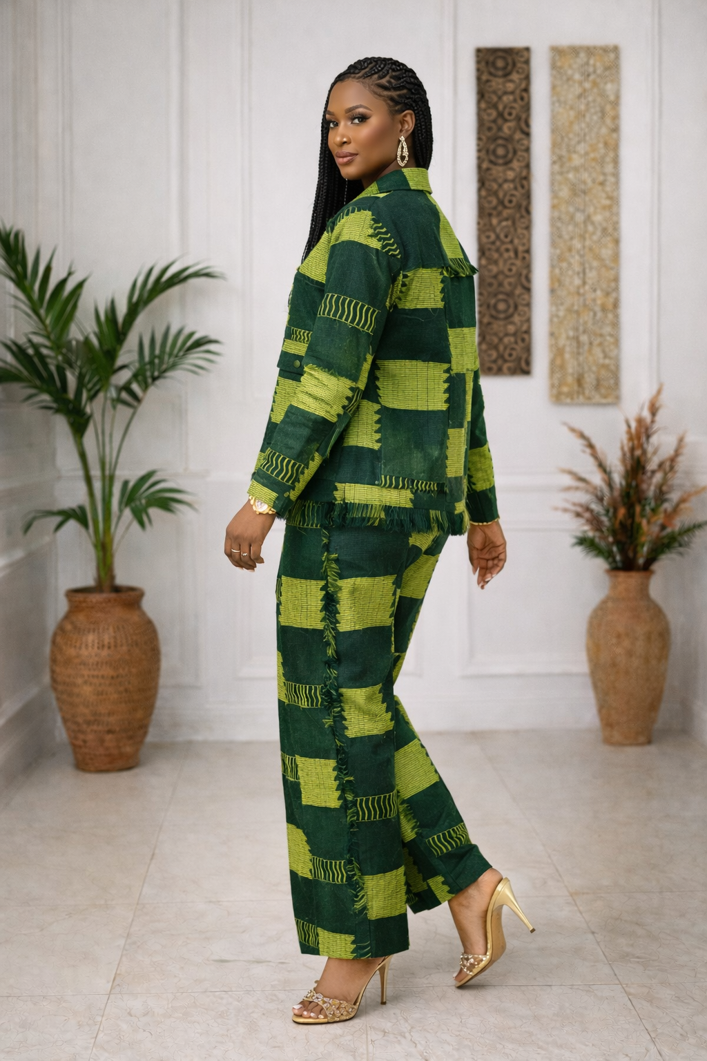 ZARA ELITE Aso Oke Two-Piece Set