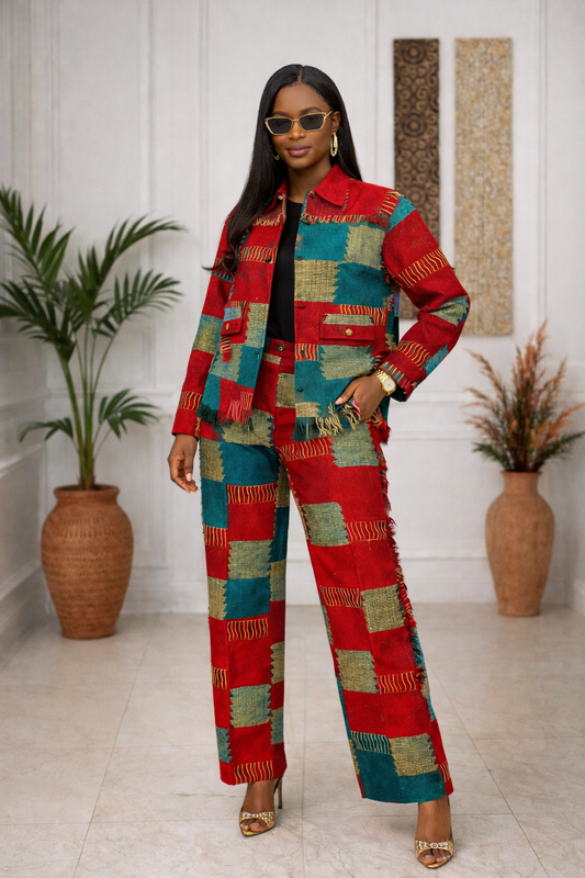 ZARA ELITE Aso Oke Two-Piece Set