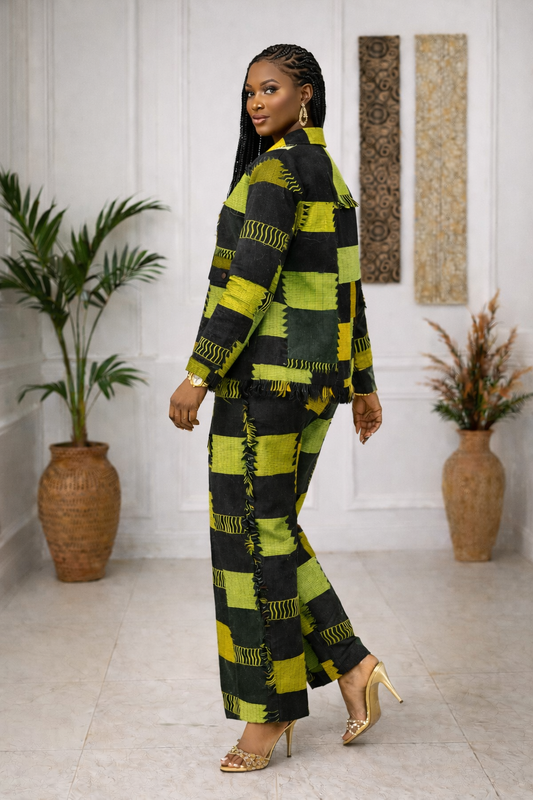 ZARA ELITE Aso Oke Two-Piece Set