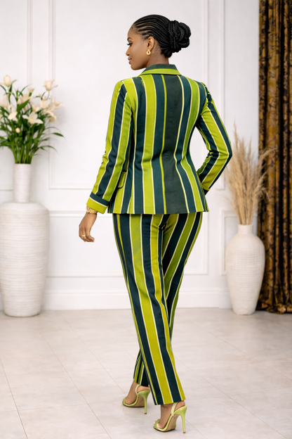 ZURI Modern Woven African 2-Piece Set