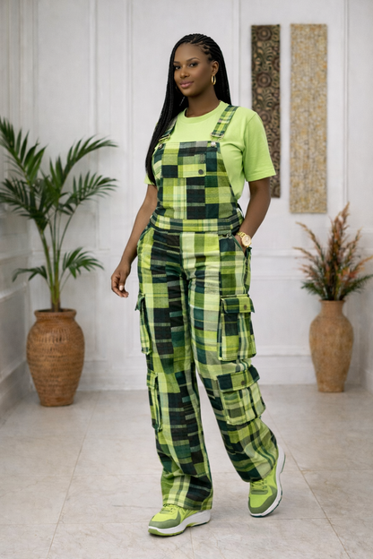AYỌ̀MI Luxe Aso Oke Dungaree