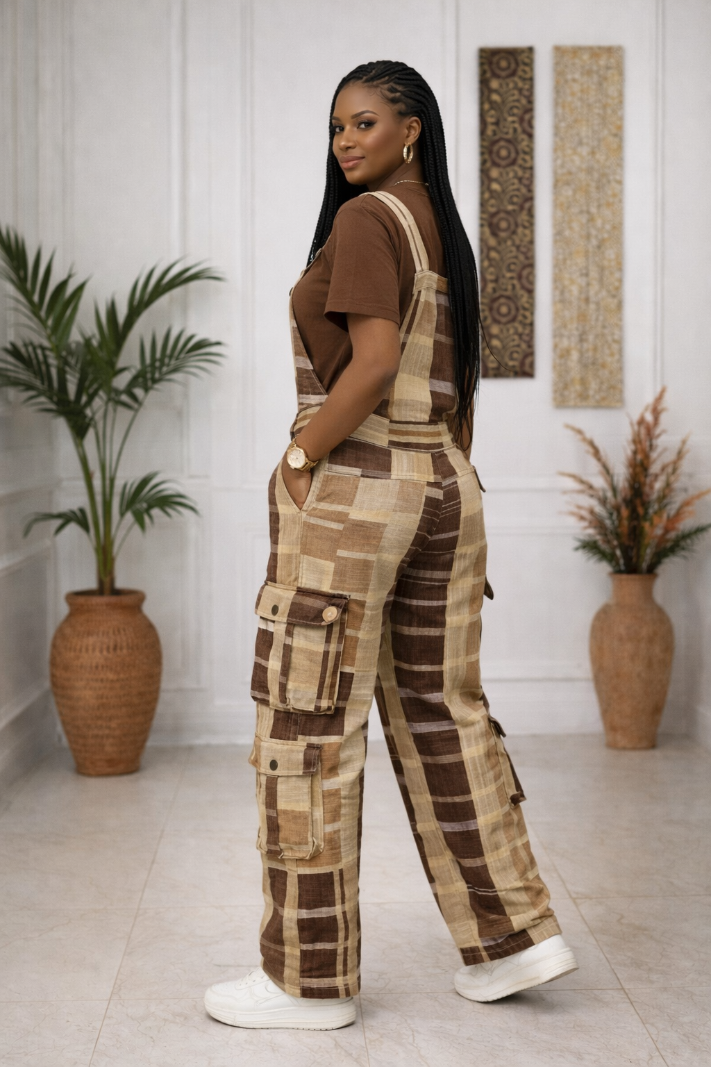 AYỌ̀MI Luxe Aso Oke Dungaree