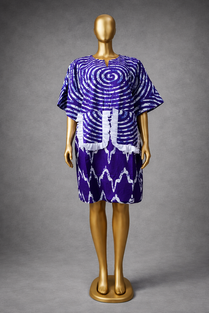 AYONI Elegant Ankara Dress