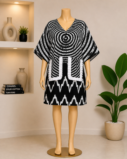 AYONI Elegant Ankara Dress