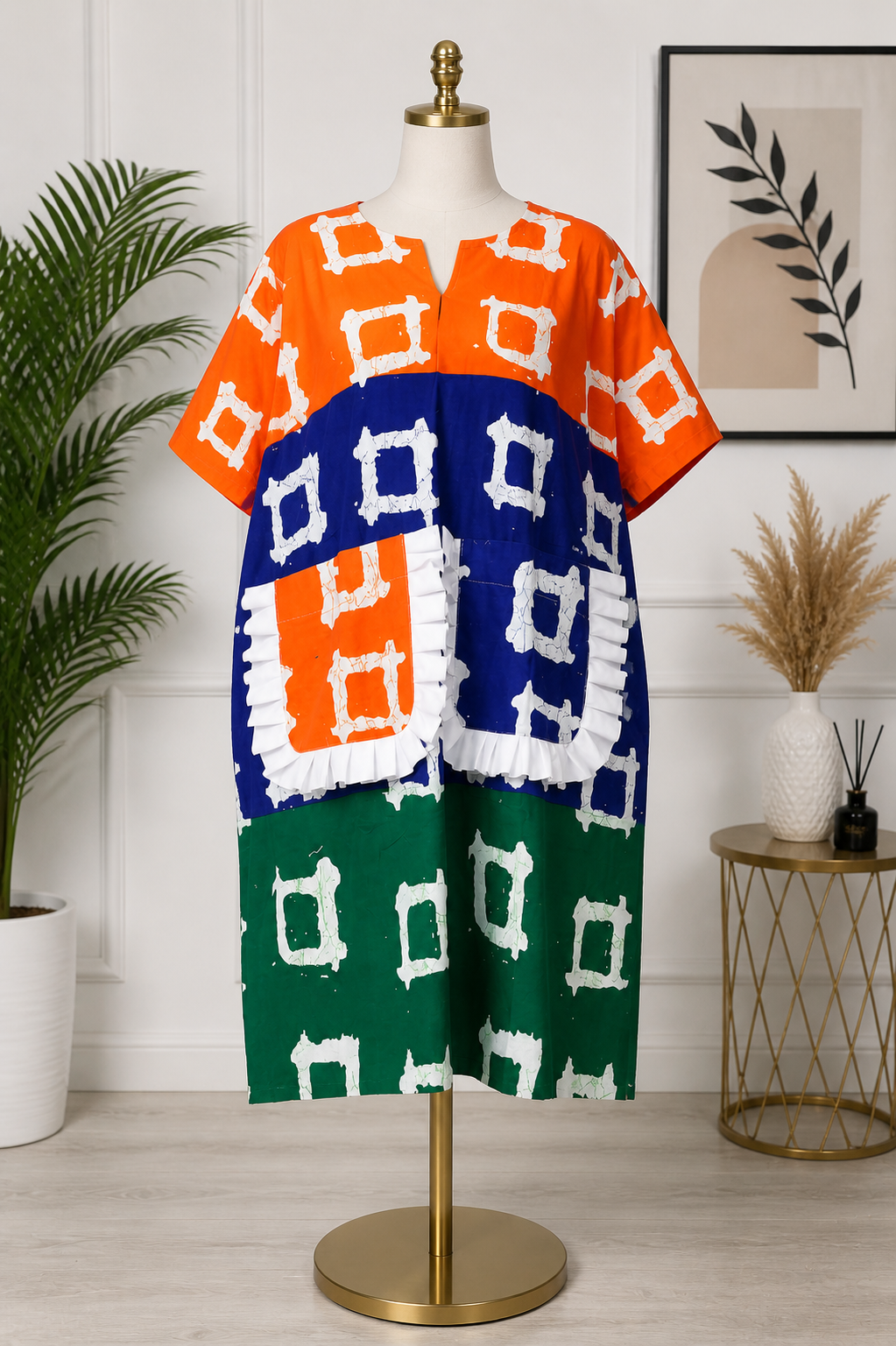AYONI Elegant Ankara Dress
